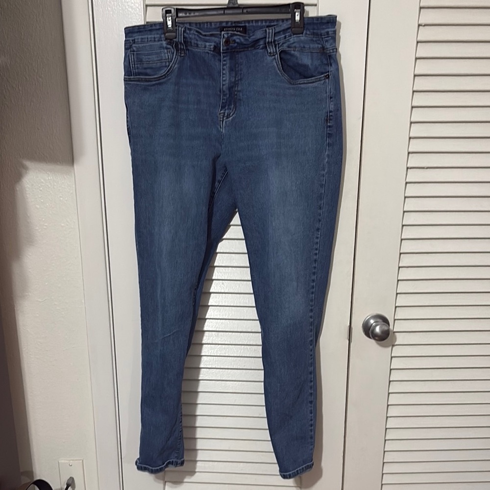 Kenneth Cole Blue Skinny Jeans
